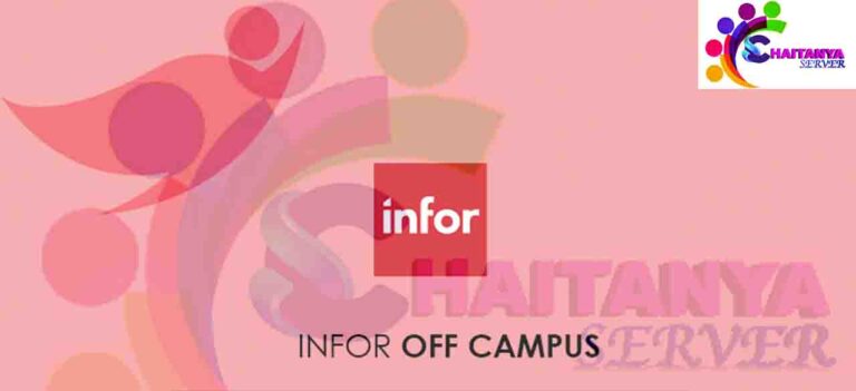 Infor Off Campus 2024 Recruitment Drive for Freshers