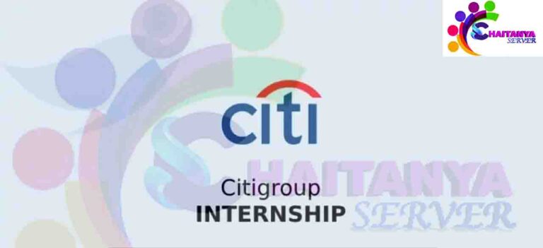 Citigroup Internship 2024 | Opportunity for Freshers