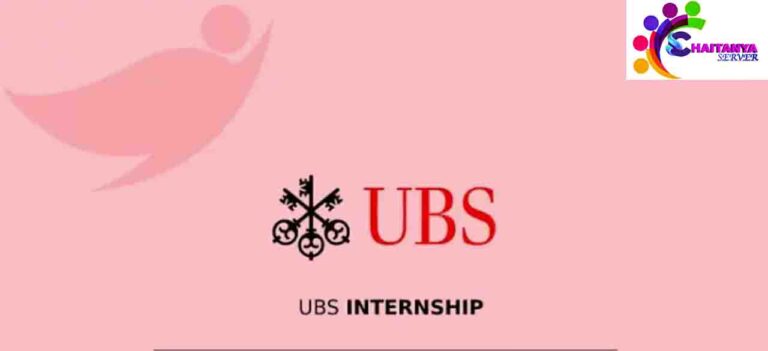 UBS Summer Internship 2024 | Opportunity for Freshers