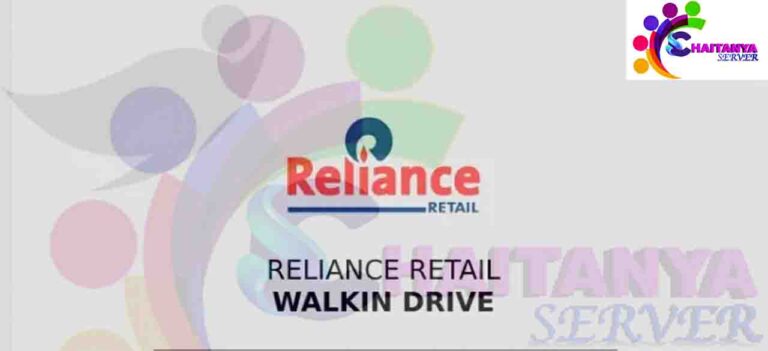 Reliance Retail Walkin Drive 2024 for Customer Service Associate in Jammu
